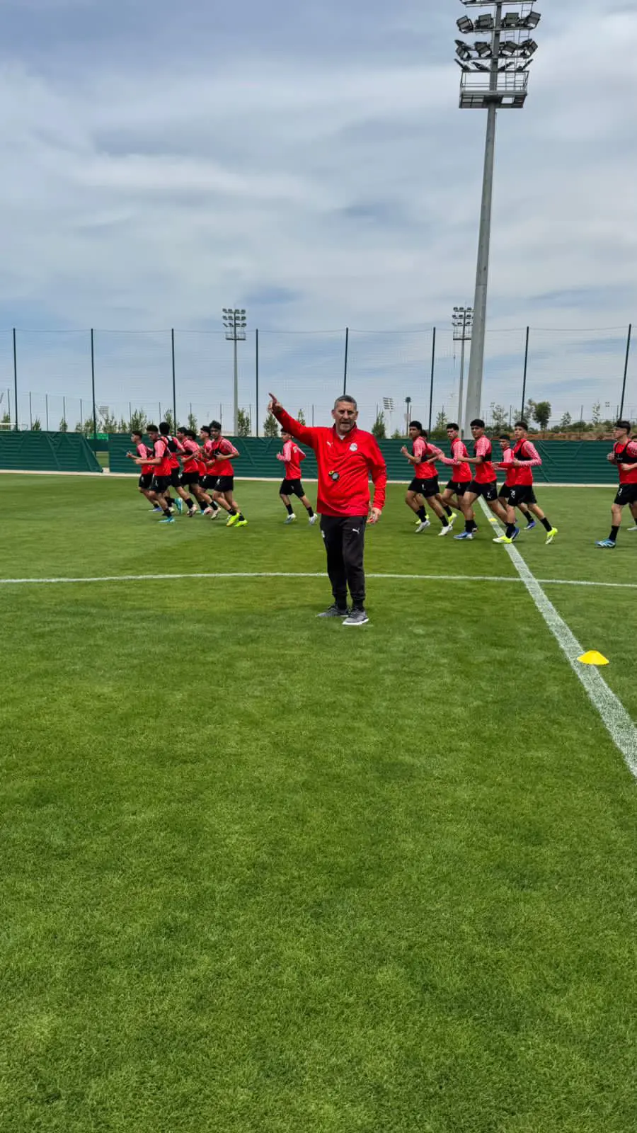 بالصور: تدريبات منتخب الناشئين في المغرب استعدادا لكأس أفريقيا