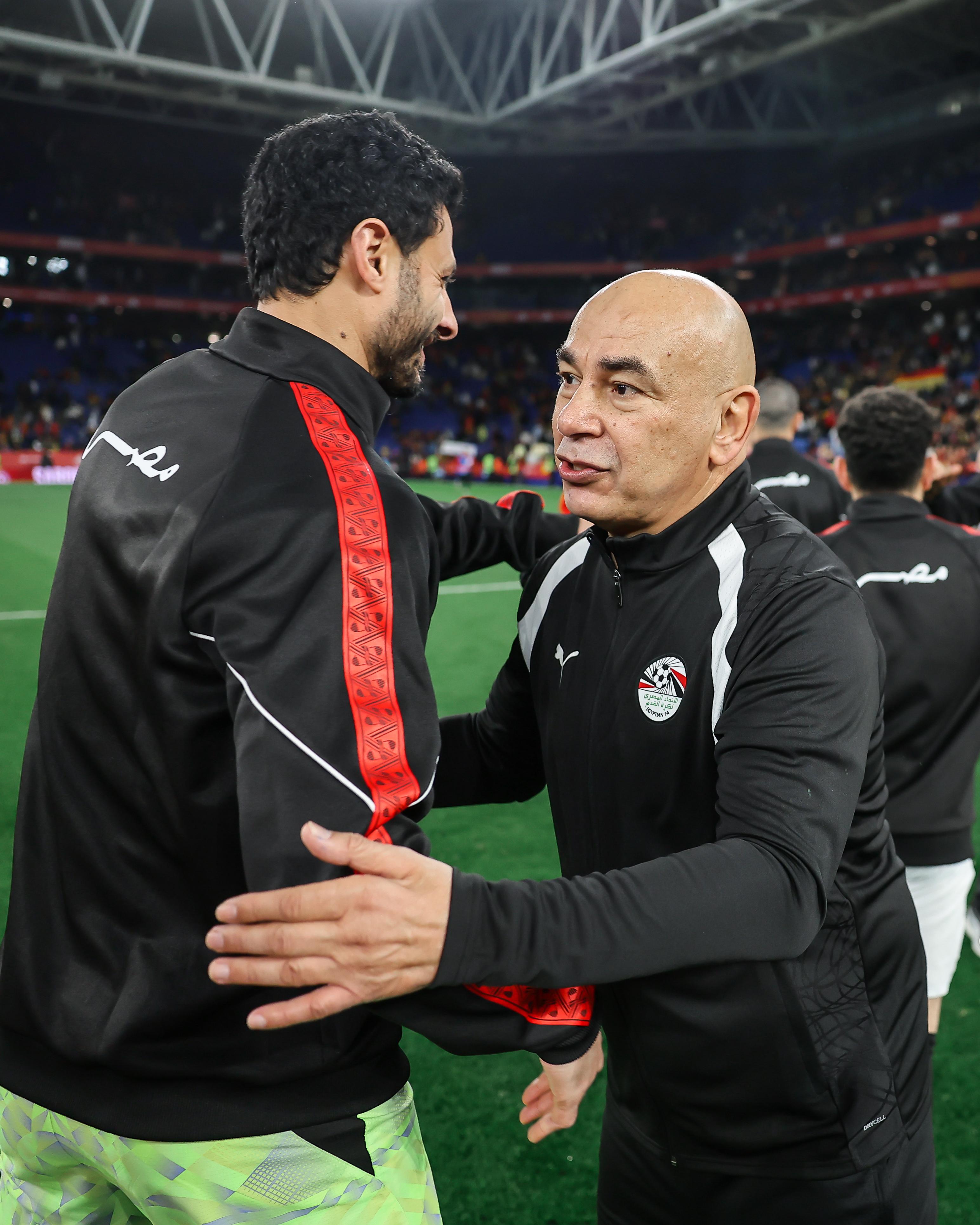 بالصور.. منتخب مصر بعد التعادل مع منتخب إسبانيا