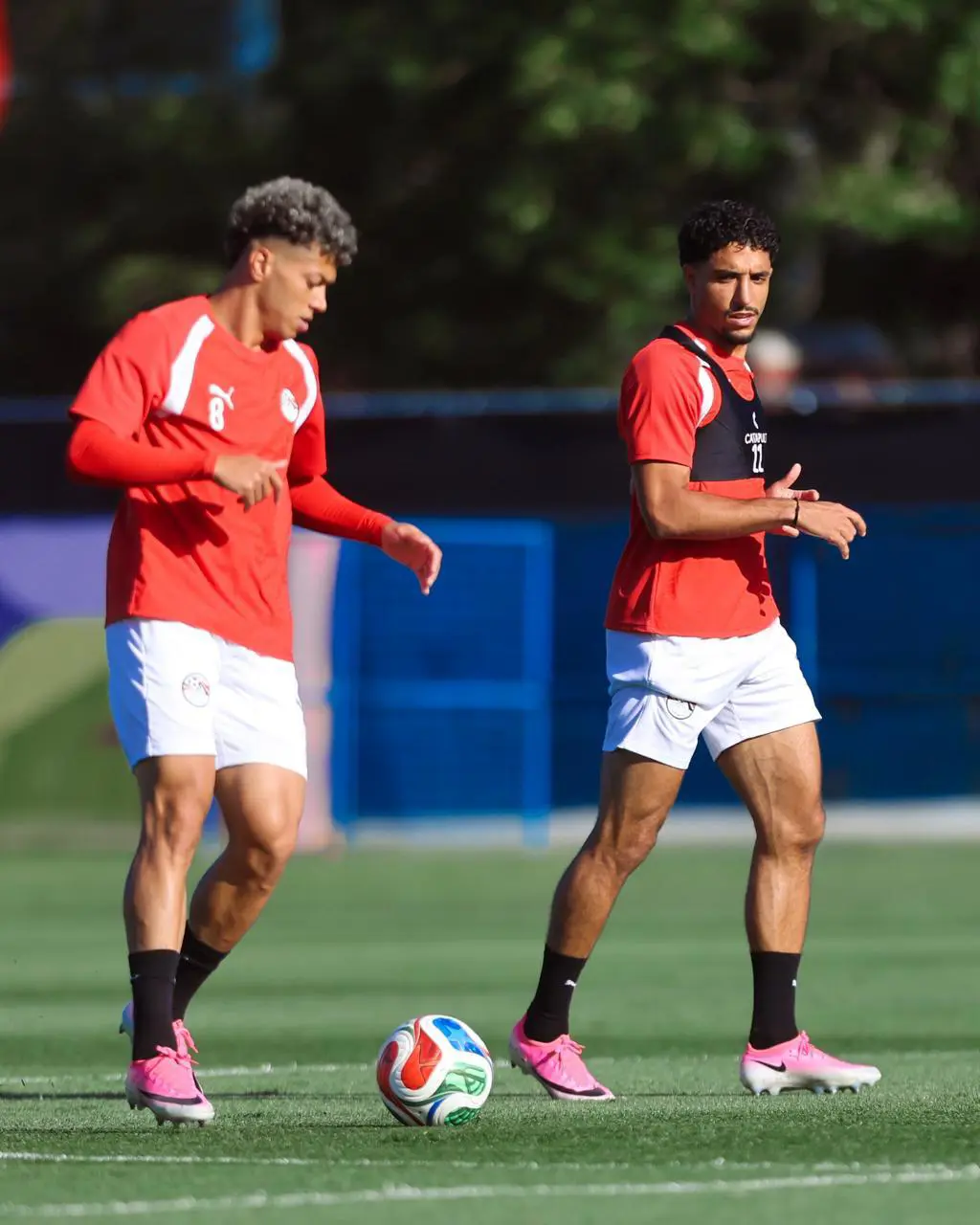 بالصور.. منتخب مصر يختتم تدريباته بفانكوفر استعداداً لمواجهة نيوزيلندا