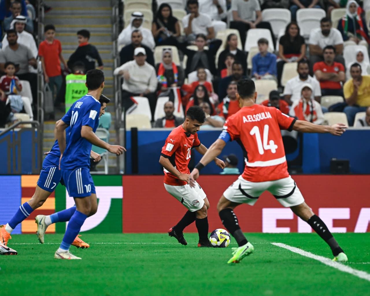 منتخب مصر المشارك في كأس العرب يفتتح مشواره بالتعادل مع الكويت