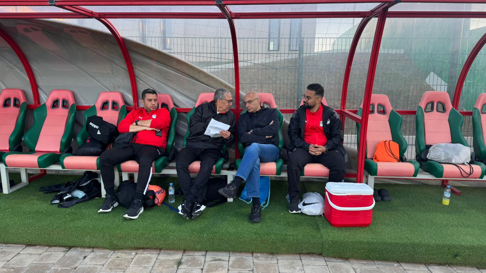بالصور: منتخب مصر للناشئين يختتم تحضيراته لمواجهة المغرب