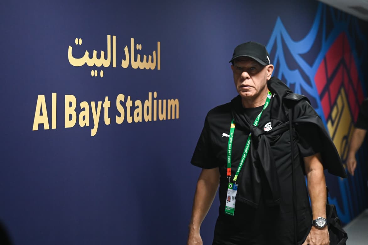 منتخب مصر المشارك في كأس العرب يصل لملعب البيت قبل مواجهة الأردن
