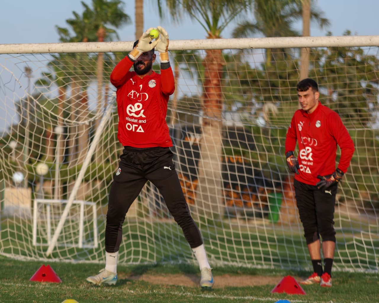 منتخب مصر المشارك في كأس العرب يختتم استعداداته لمواجهة تونس غداً