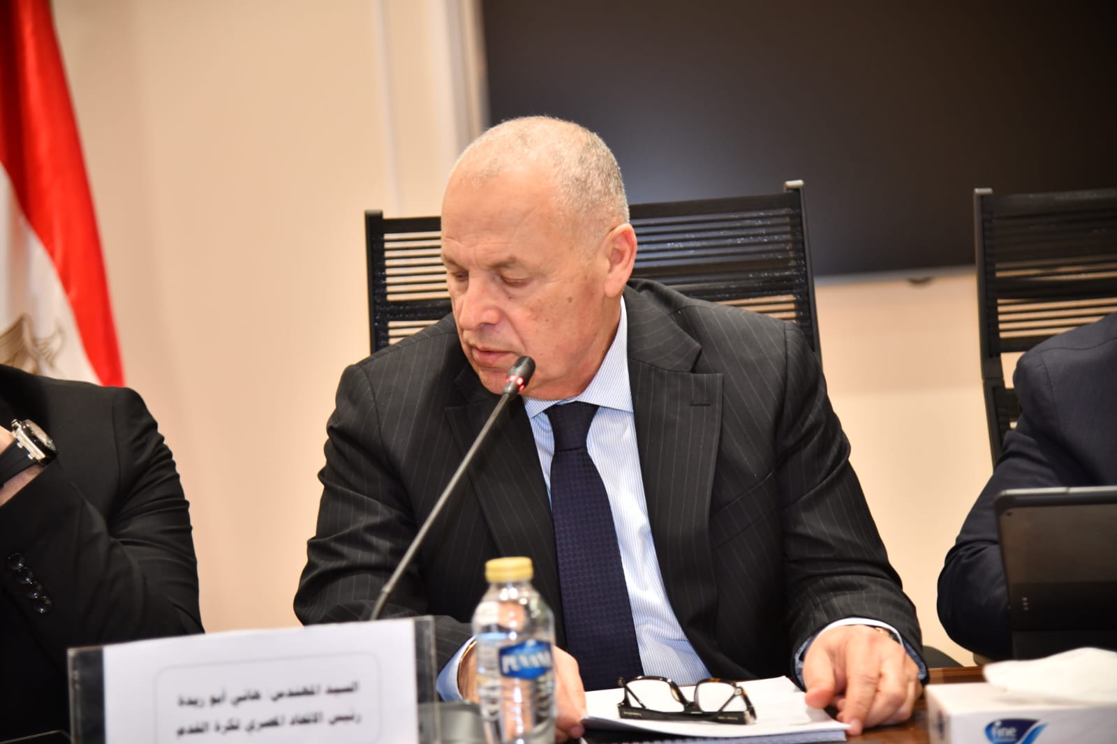 أبوريدة وحسام حسن يتحدثان عن استعدادات المنتخب للمونديال في مجلس النواب