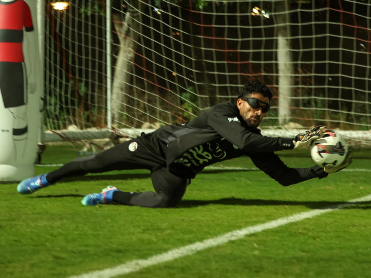 تدريب منتخب مصر المشارك في كأس العرب استعدادًا لمواجهتي الجزائر