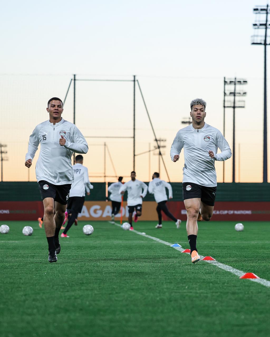 منتخب مصر يواصل تدريباته استعدادًا لضربة البداية أمام زيمبابوي في كأس الأمم الأفريقية
