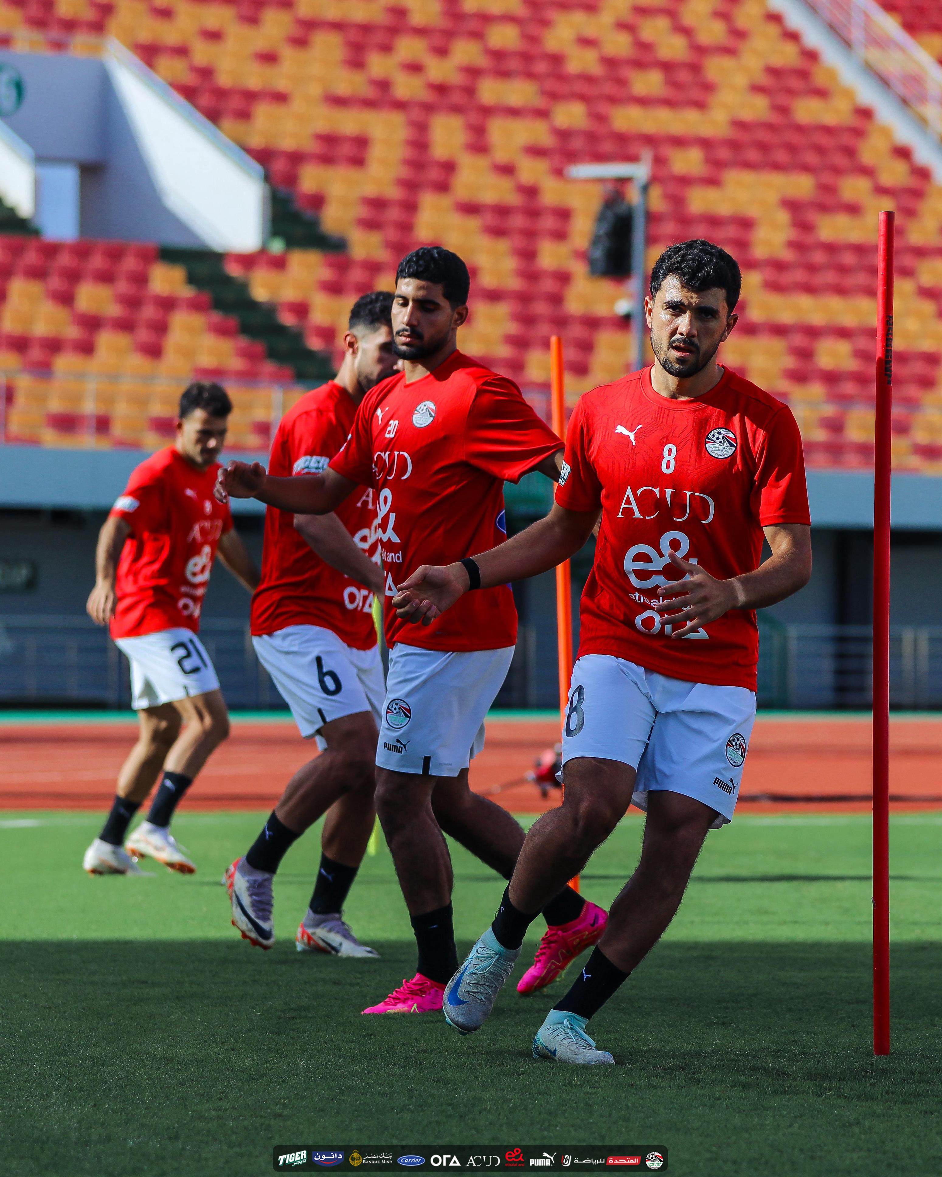 منتخب مصر المشارك في كأس العرب يختتم استعداداته لمواجهة تونس غداً