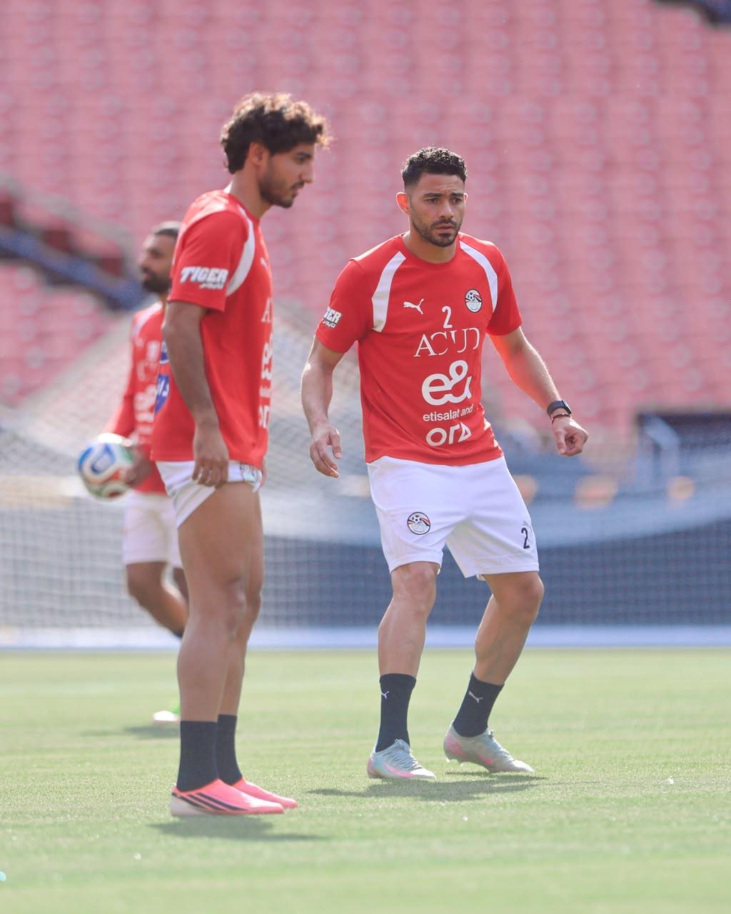 منتخب مصر يختتم تدريباته استعداداً لمواجهة البرازيل ودياً