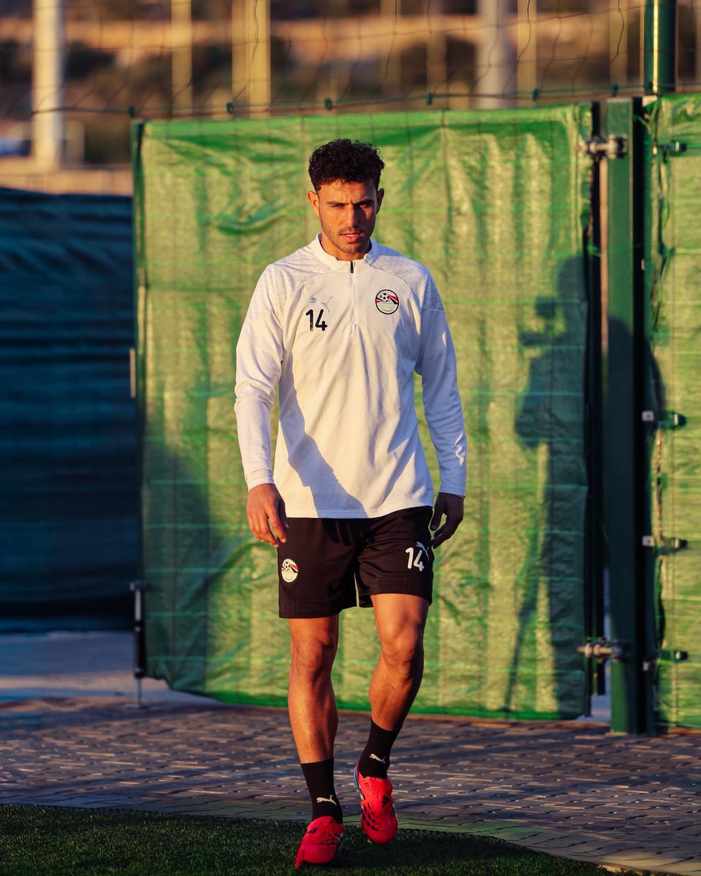 منتخب مصر يواصل تدريباته قبل مواجهة كوت ديفوار