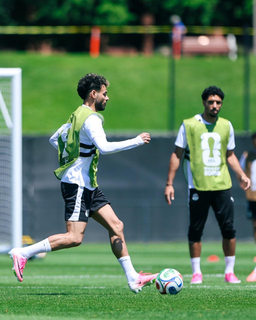 بالصور.. منتخب مصر يواصل استعداداته لمواجهة بلجيكا