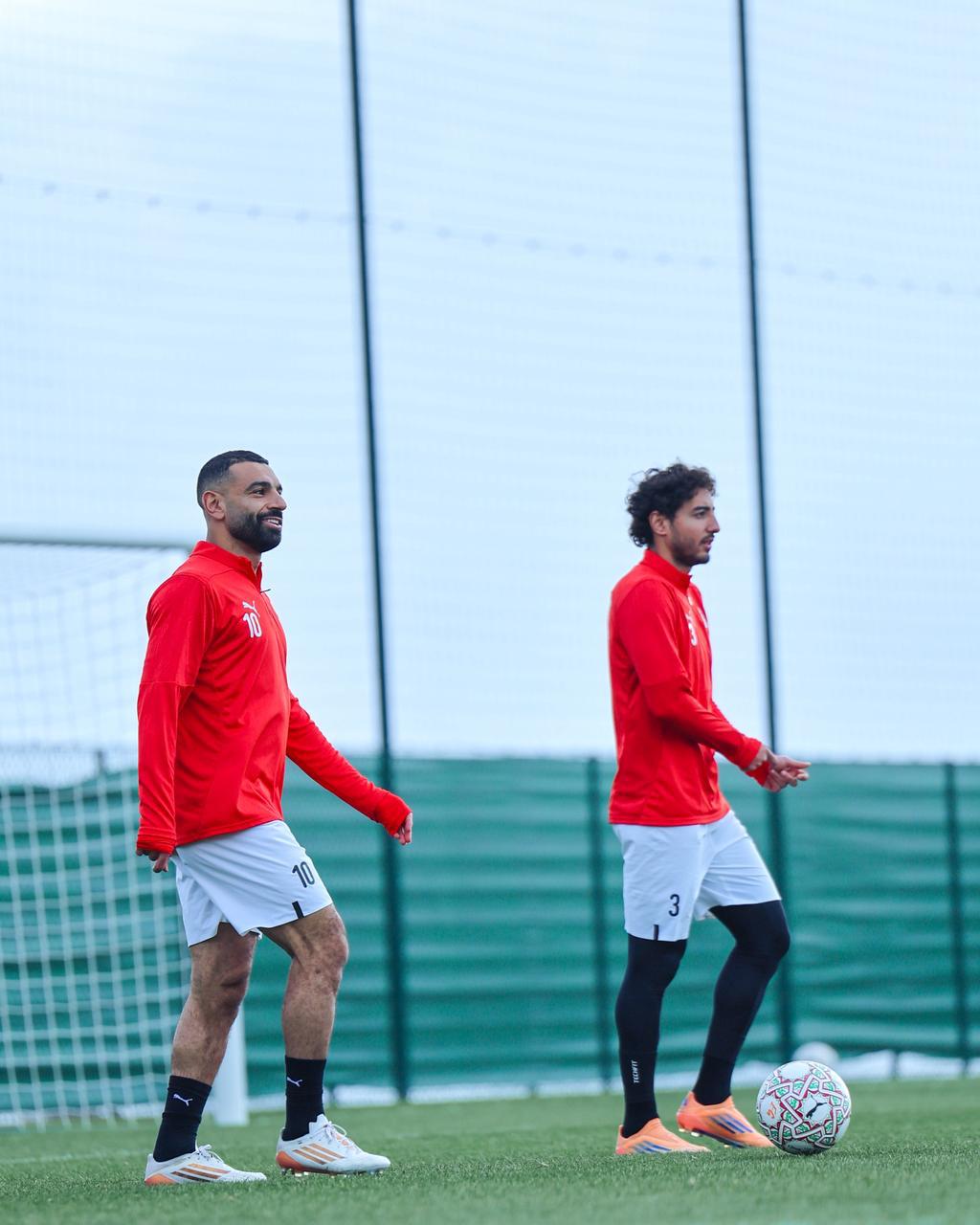 منتخب مصر يختتم تدريباته قبل مواجهة بنين غدًا