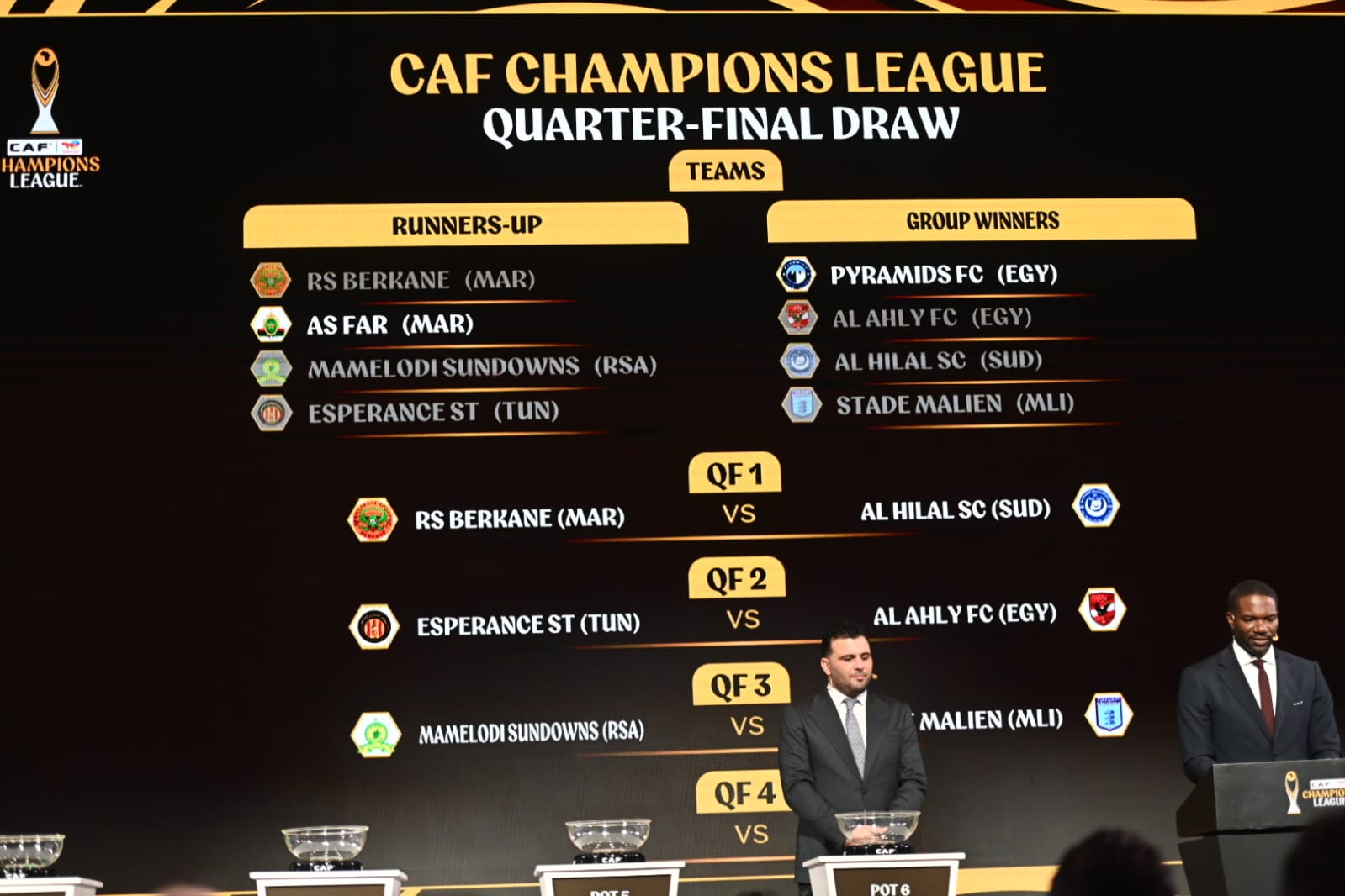 صور مراسم قرعة دوري الأبطال وكأس الكونفدرالية بمقر الاتحاد المصري