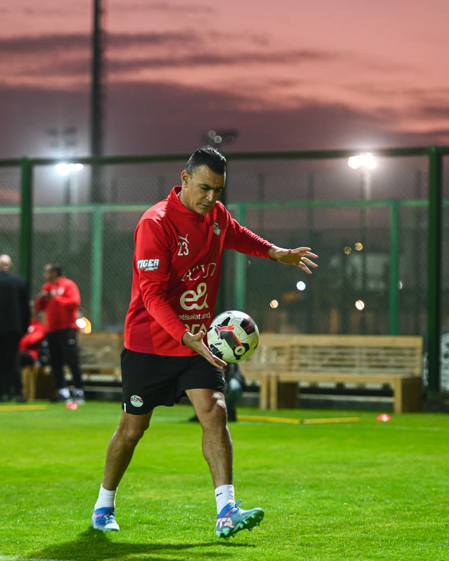 منتخب مصر المشارك في كأس العرب يختتم تدريباته قبل السفر للدوحة