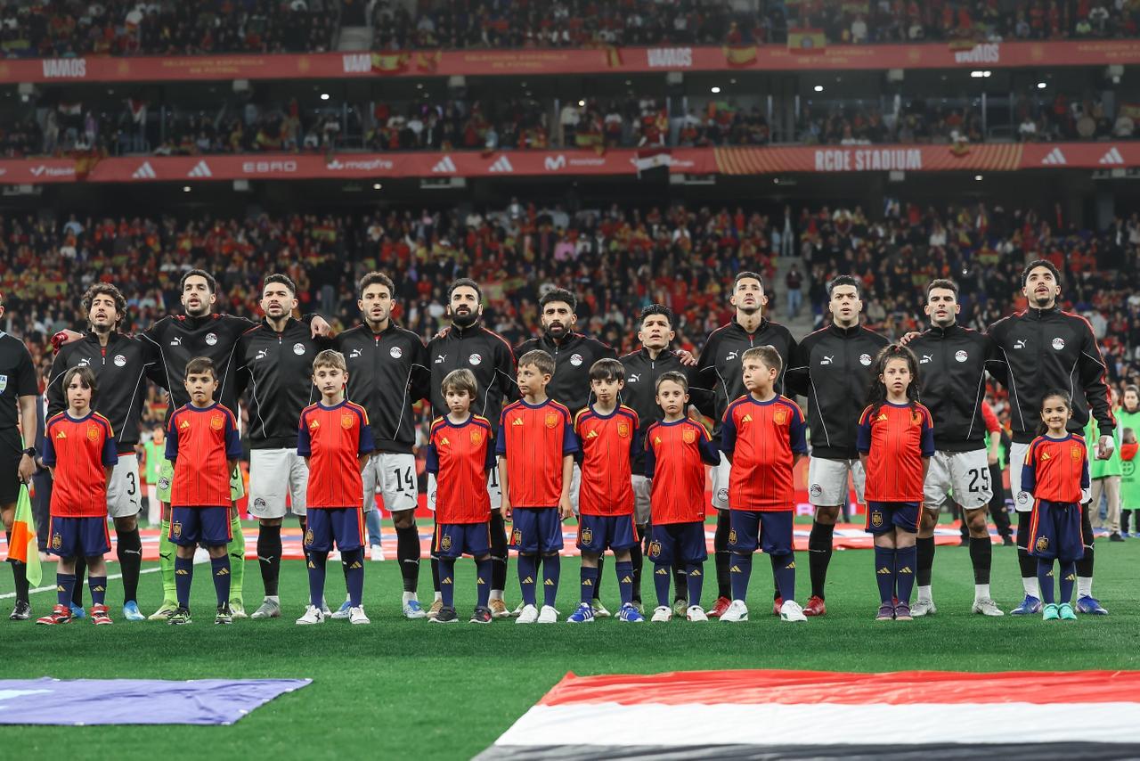 بالصور .. منتخب مصر يتعادل مع إسبانيا بعد أداء رائع