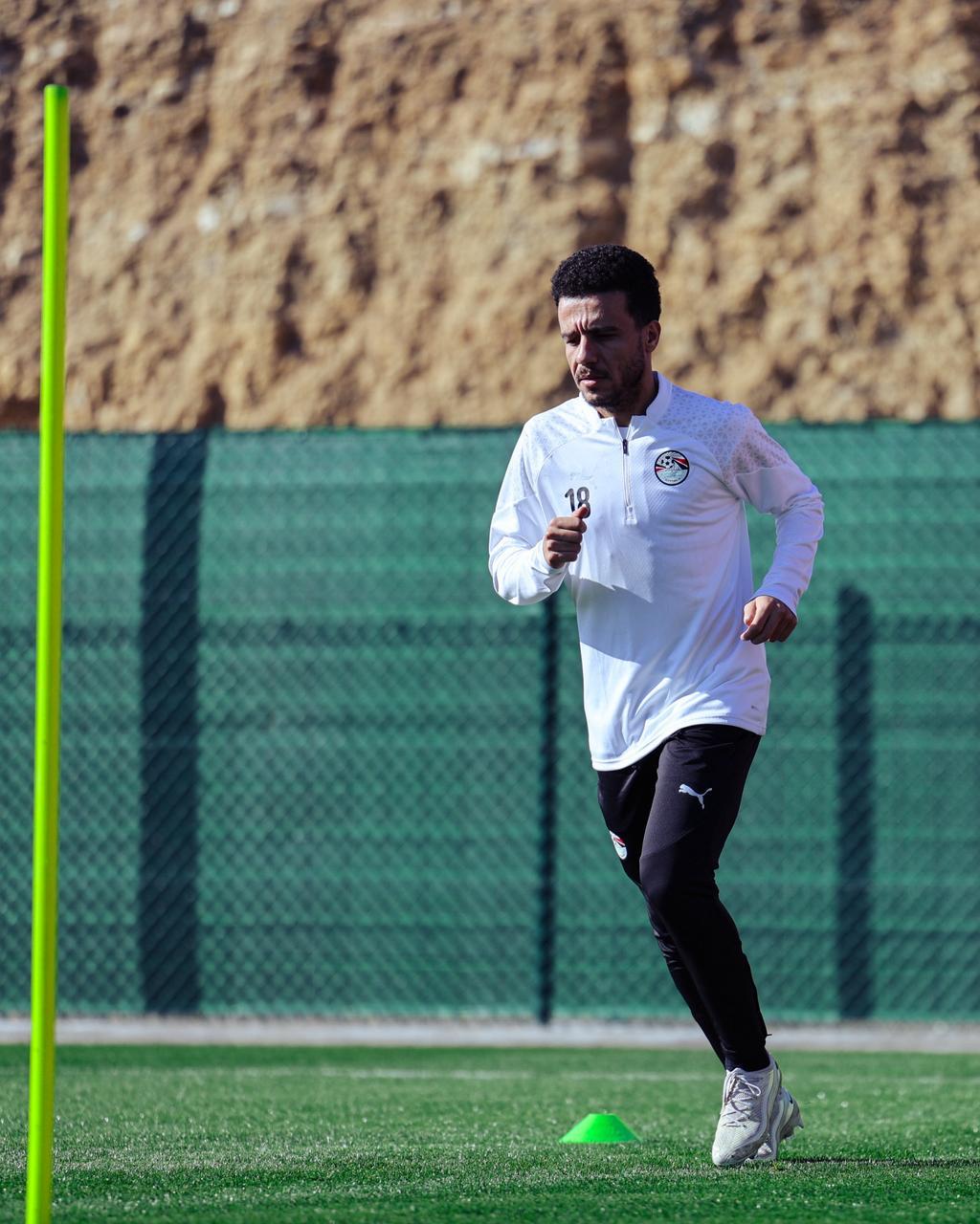 منتخب مصر يبدأ استعداداته لمواجهة جنوب أفريقيا 