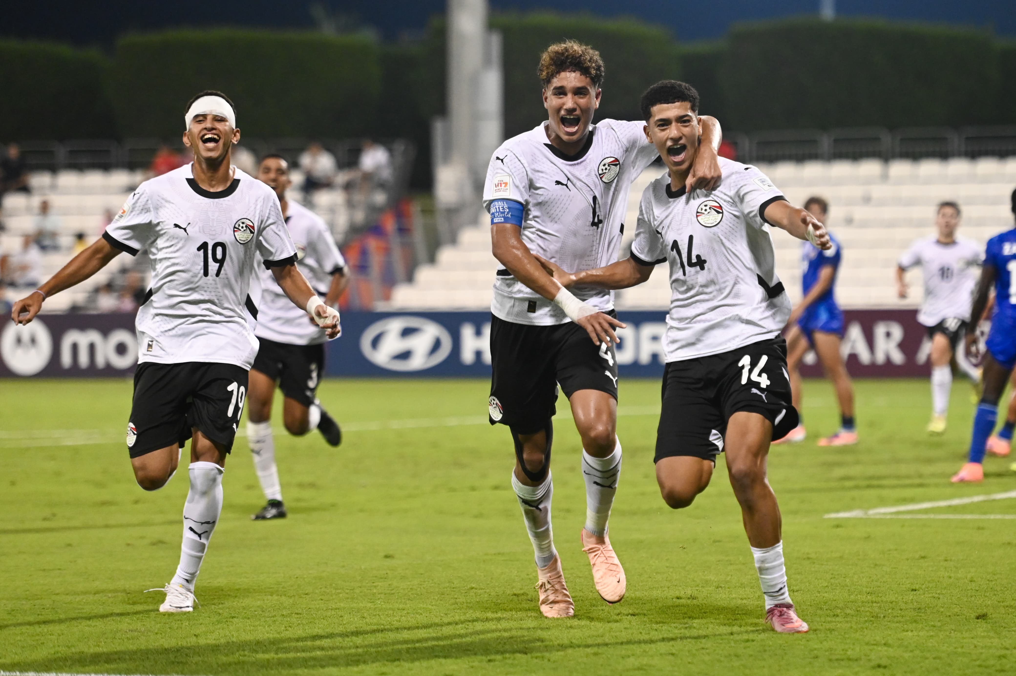 بالصور ..منتخب مصر تحت 17 سنة يفوز على هايتي برباعية