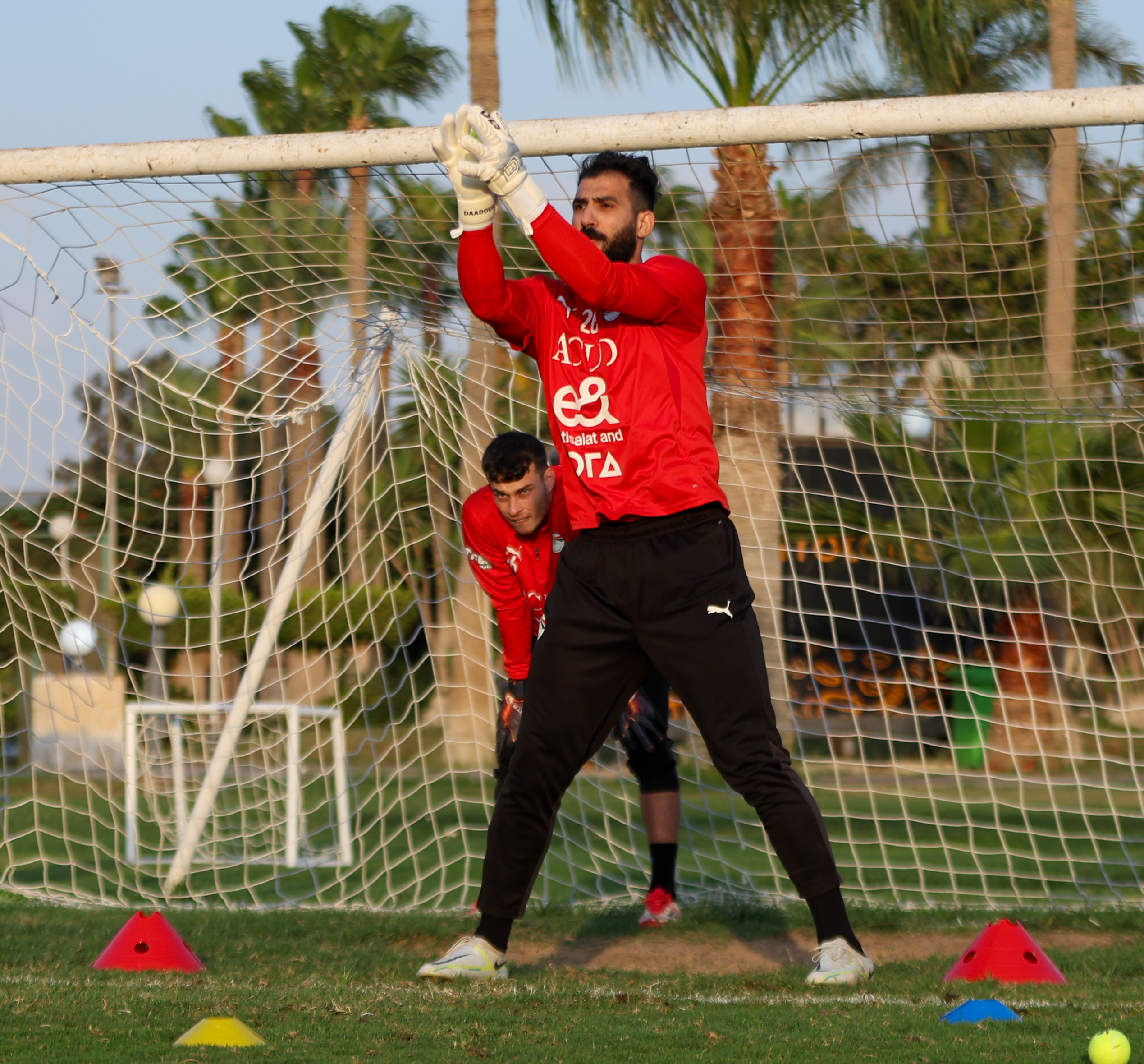 استعدادات منتخب مصر المشارك في كأس العرب لمباراة تونس الودية