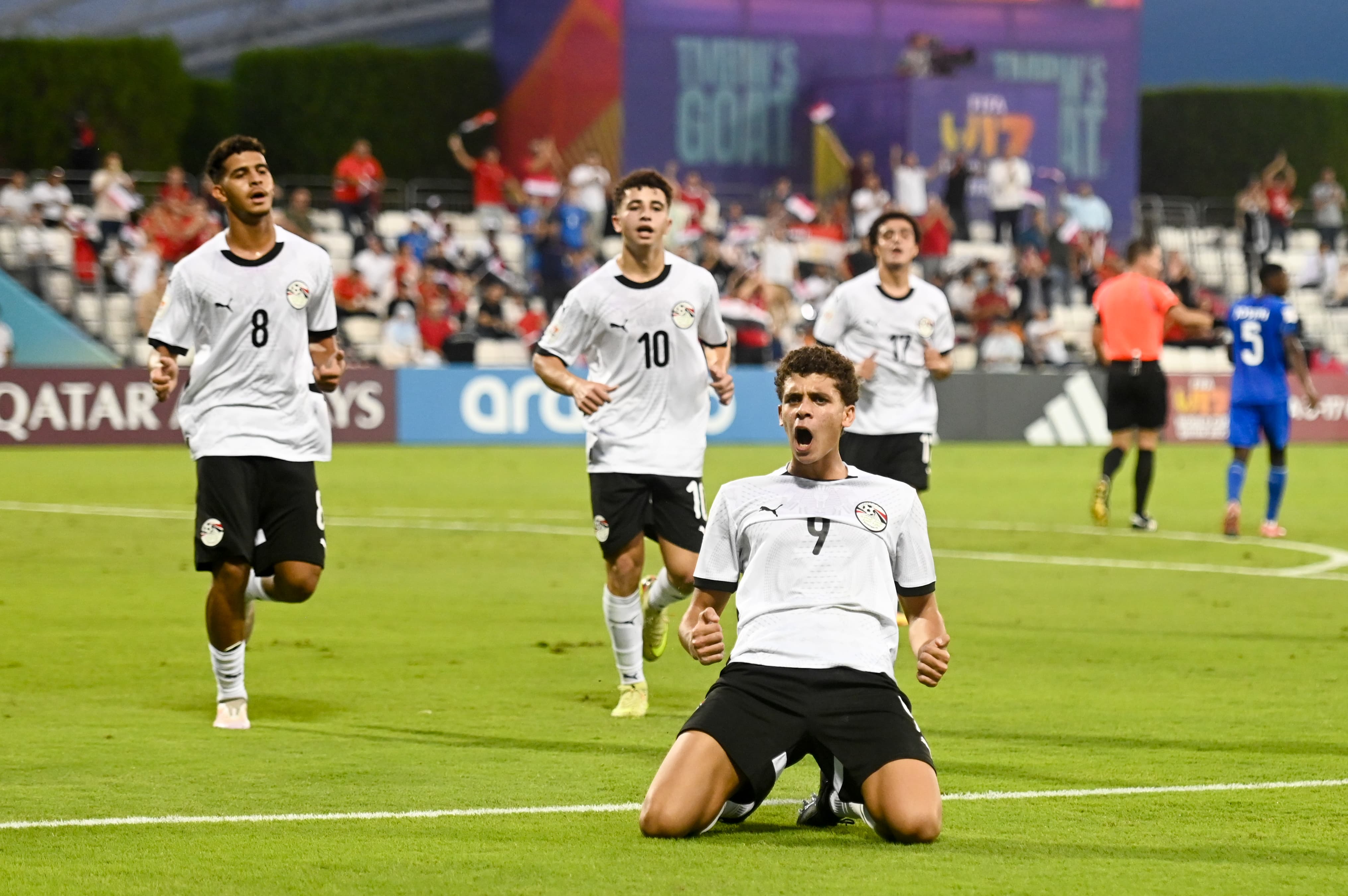 بالصور ..منتخب مصر تحت 17 سنة يفوز على هايتي برباعية