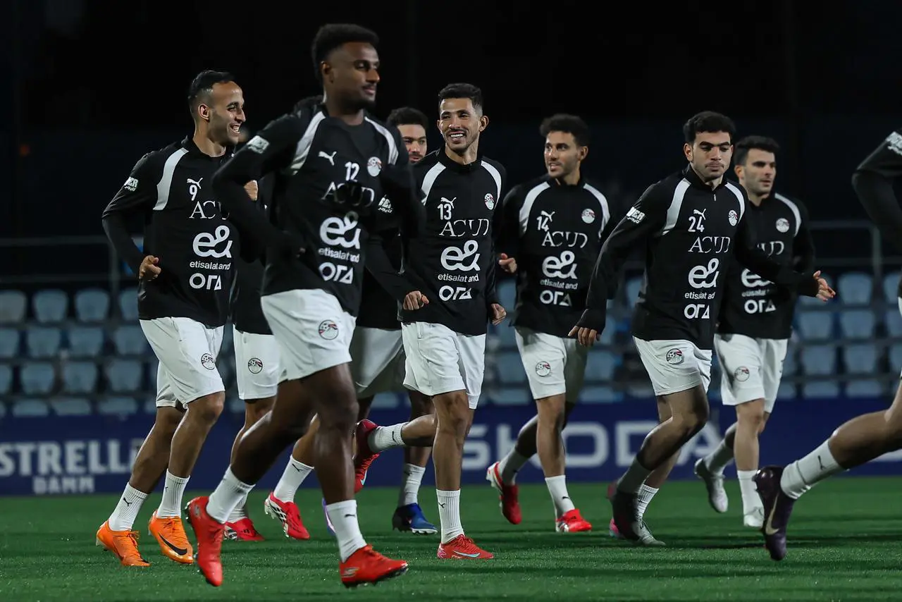 منتخب مصر يخوض تدريبه في "إسبانيول" استعداداً لودية إسبانيا