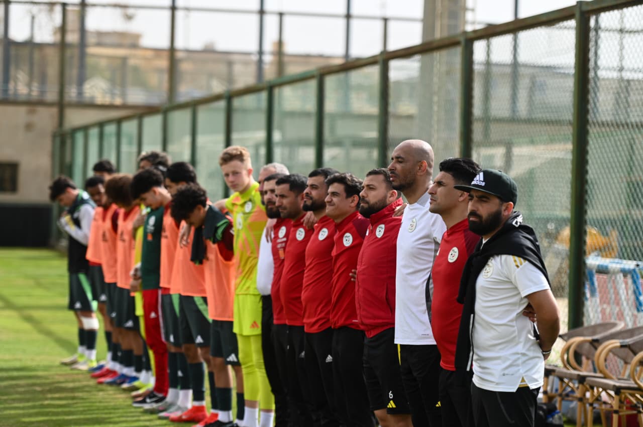 بالصور منتخب الشباب يتعادل سلبياً مع الجزائر في الودية الثانية