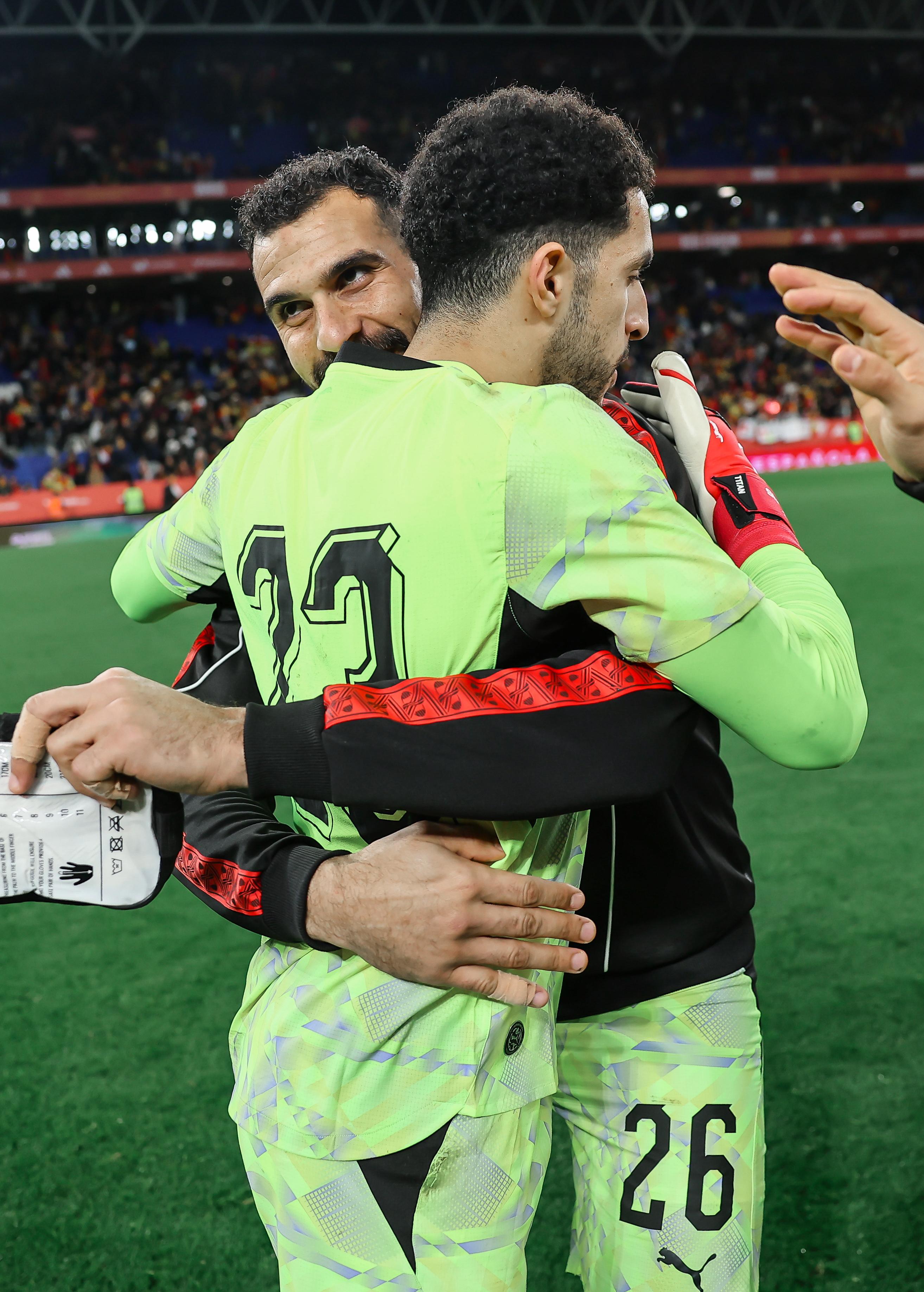 بالصور.. منتخب مصر بعد التعادل مع منتخب إسبانيا