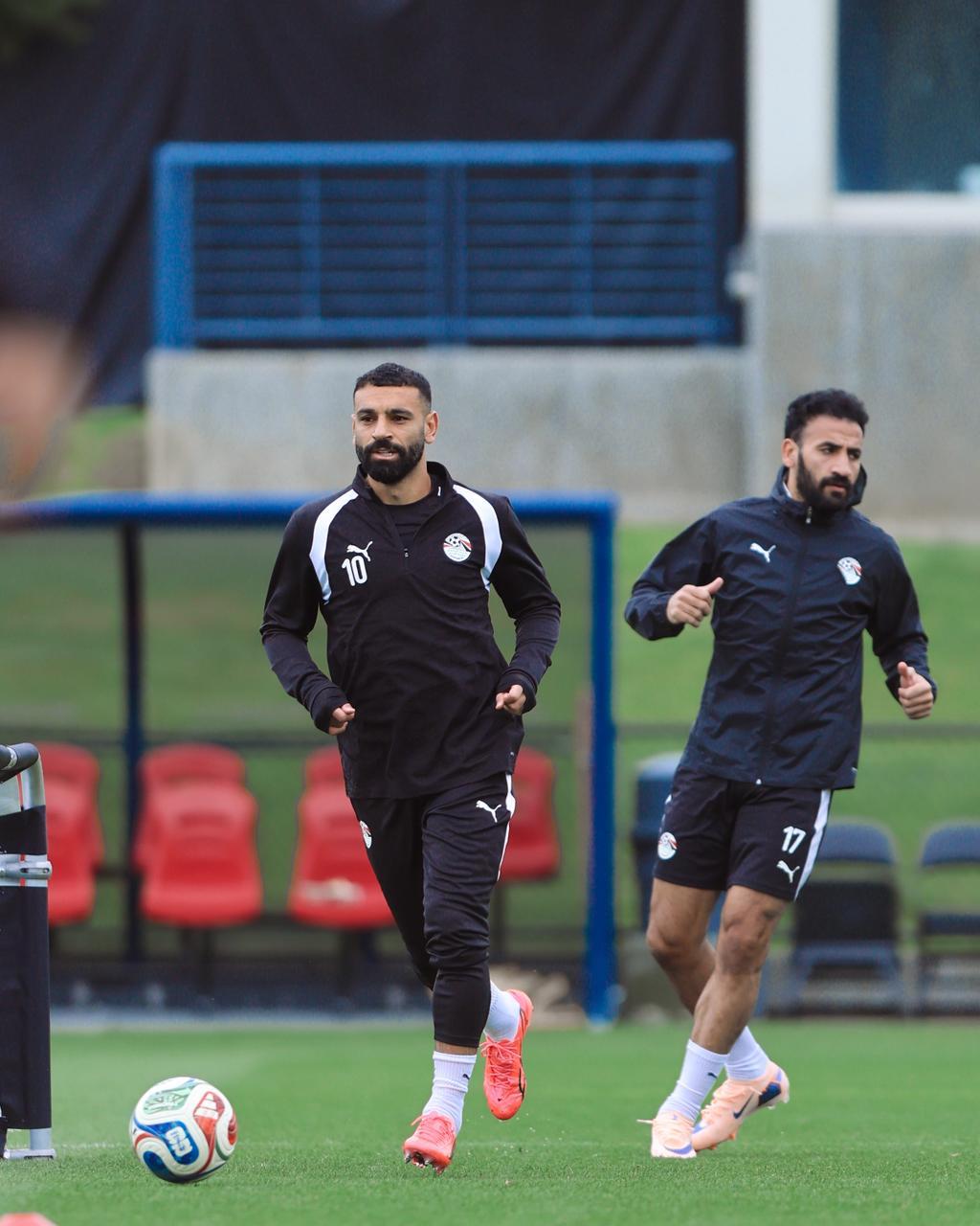بالصور..منتخب مصر يواصل تدريباته بسبوكين استعداداً لأستراليا.. وعودة صلاح وفتحي