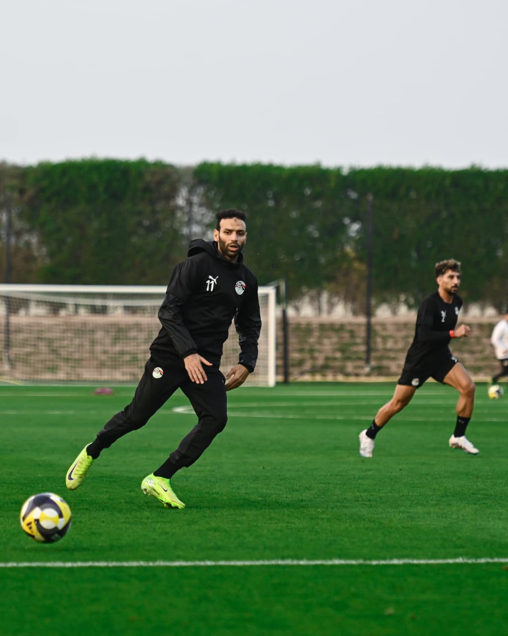 منتخب مصر المشارك في كأس العرب يواصل تحضيراته لمواجهة الإمارات