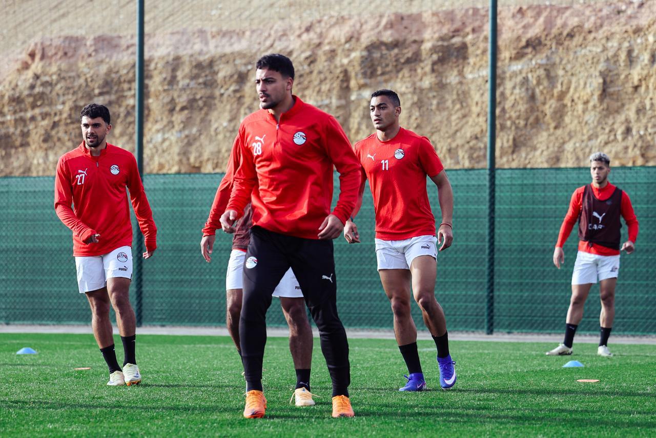 منتخب مصر يواصل تدريباته استعداداً لمواجهة بنين  