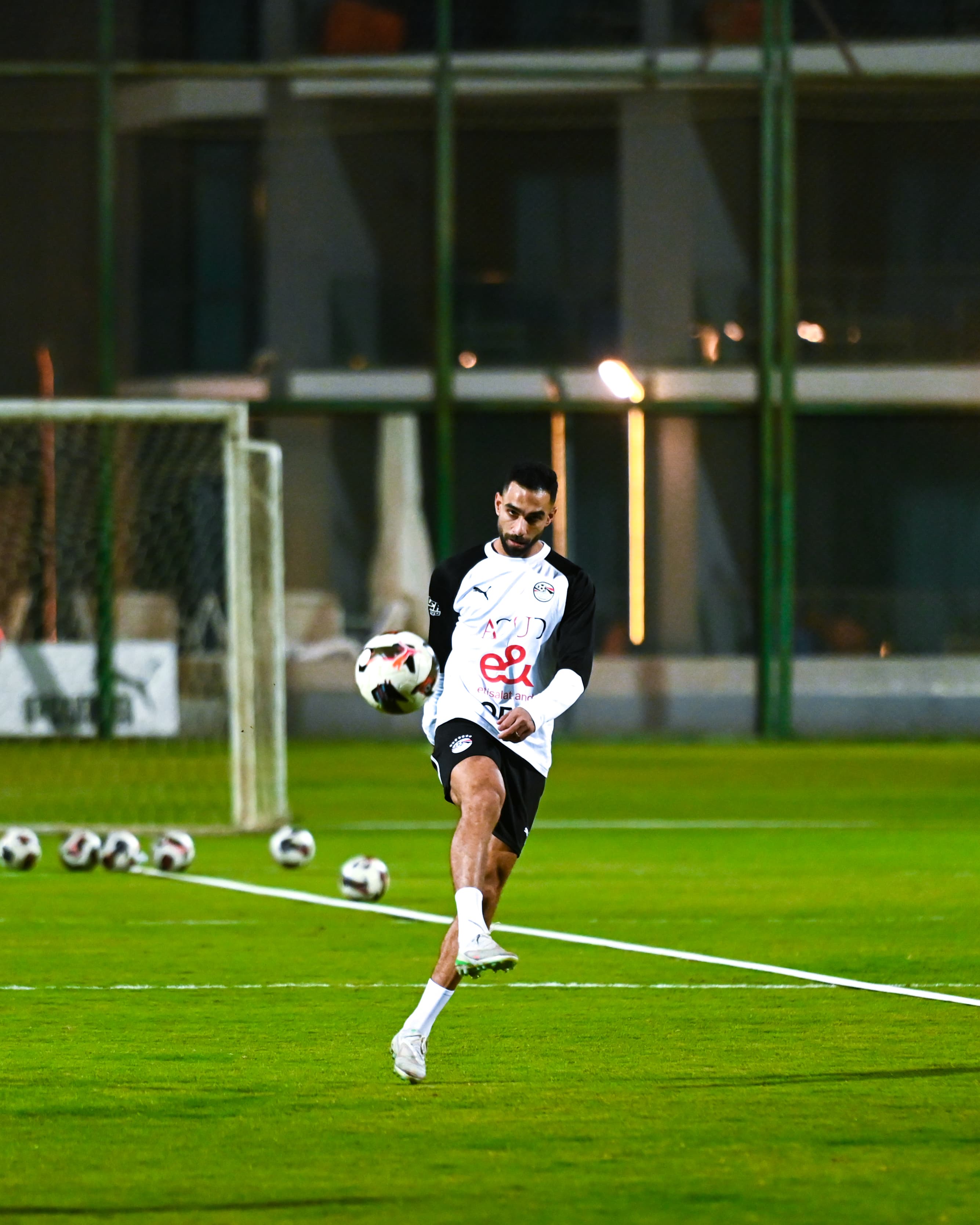 تدريبات منتخب مصر المشارك في كأس العرب قبل السفر إلى قطر