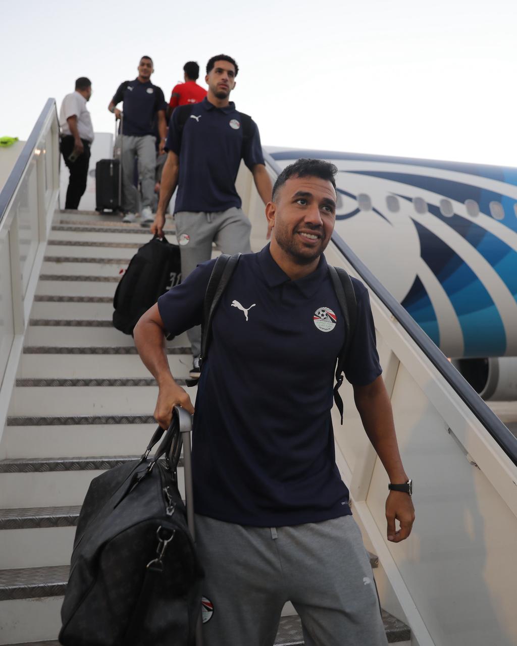 وصول بعثة منتخب مصر من المغرب بعد التأهل للمونديال