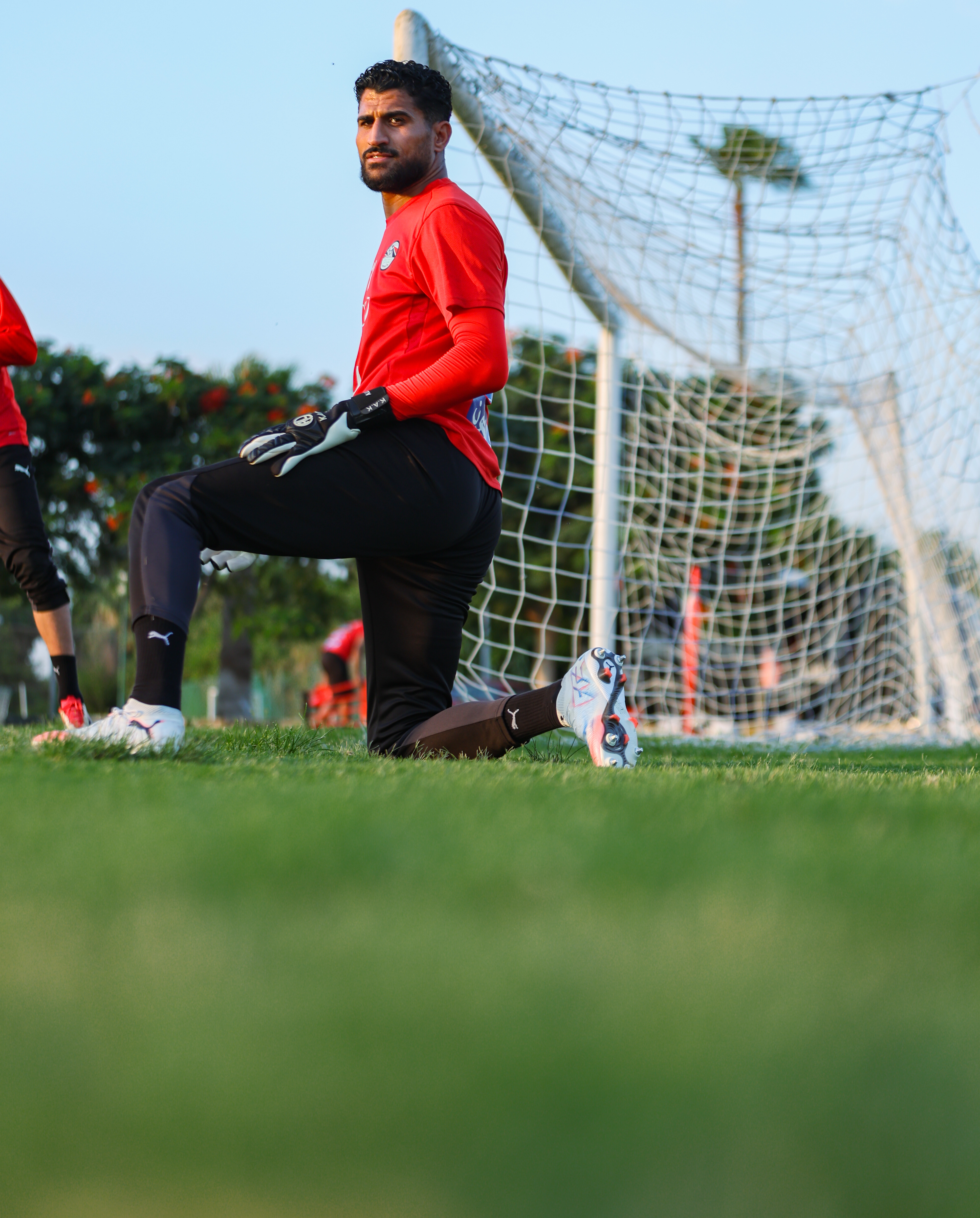 استعدادات منتخب مصر المشارك في كأس العرب لمباراة تونس الودية