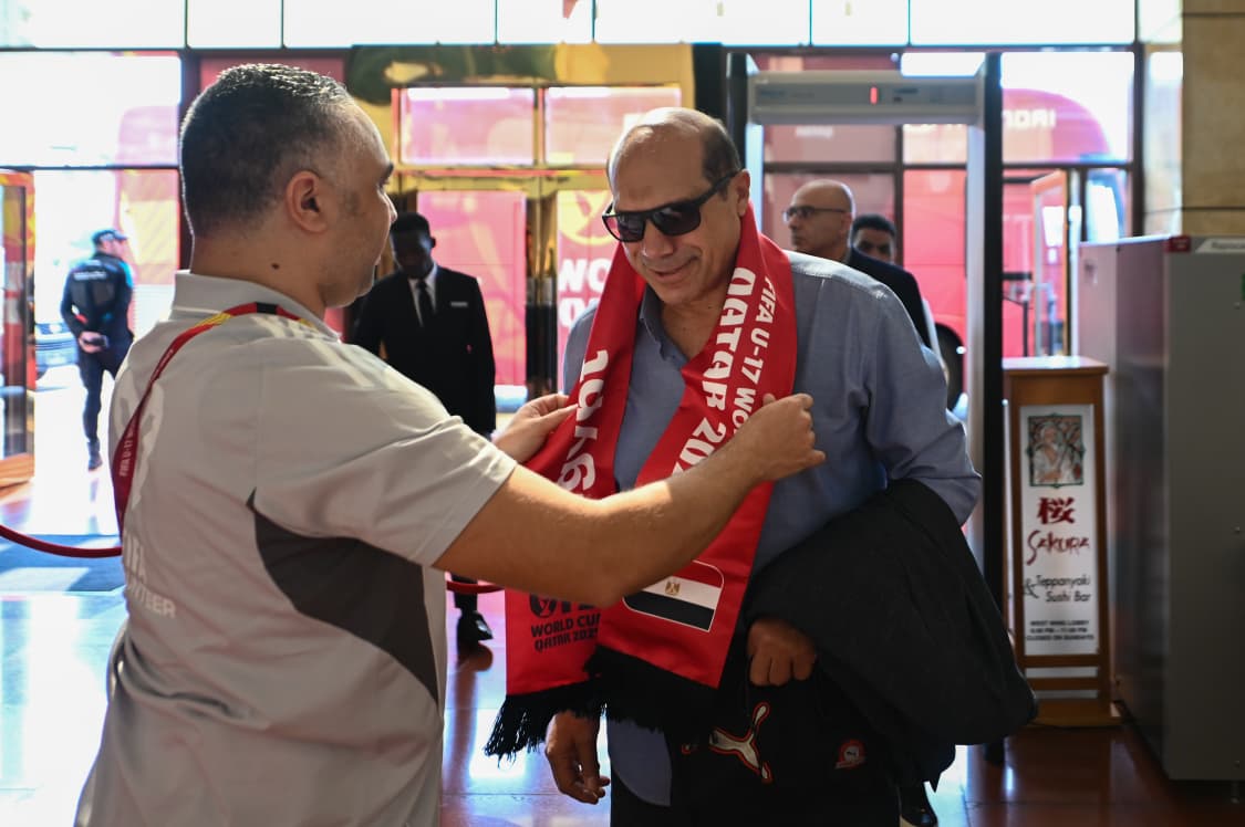 بعثة منتخب مصر تحت 17 سنة تصل لفندق إقامتها قبل المونديال