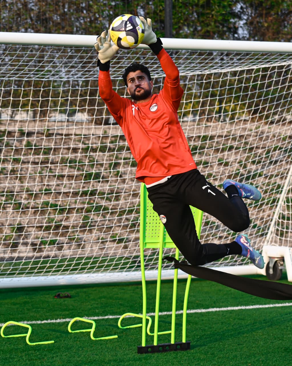 منتخب مصر المشارك في كأس العرب يواصل تحضيراته لمواجهة الإمارات