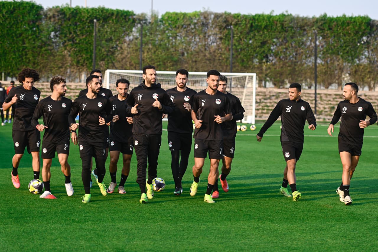 منتخب مصر المشارك في كأس العرب يواصل تحضيراته لمواجهة الإمارات