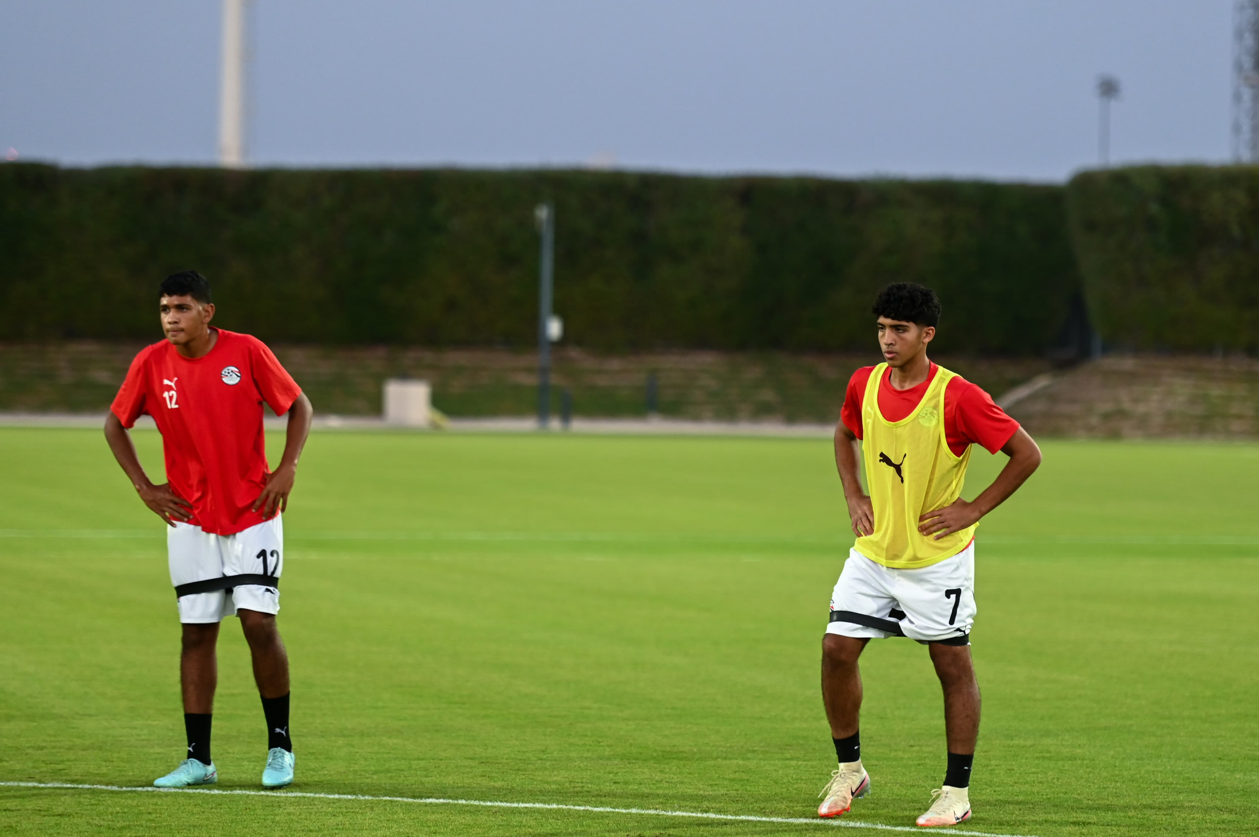 المنتخب الوطني تحت 17 عامًا يختتم استعداداته لمواجهة قطر وديًا 