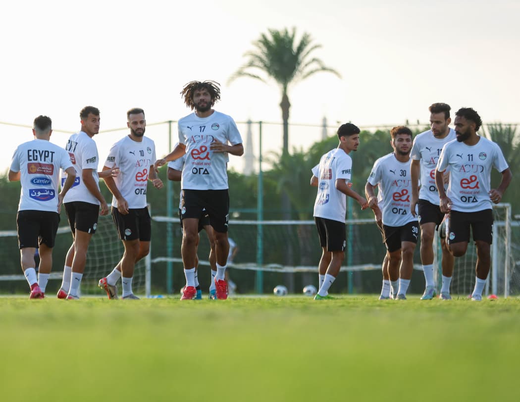 منتخب مصر المشارك في كأس العرب يختتم استعداداته لمواجهة تونس غداً