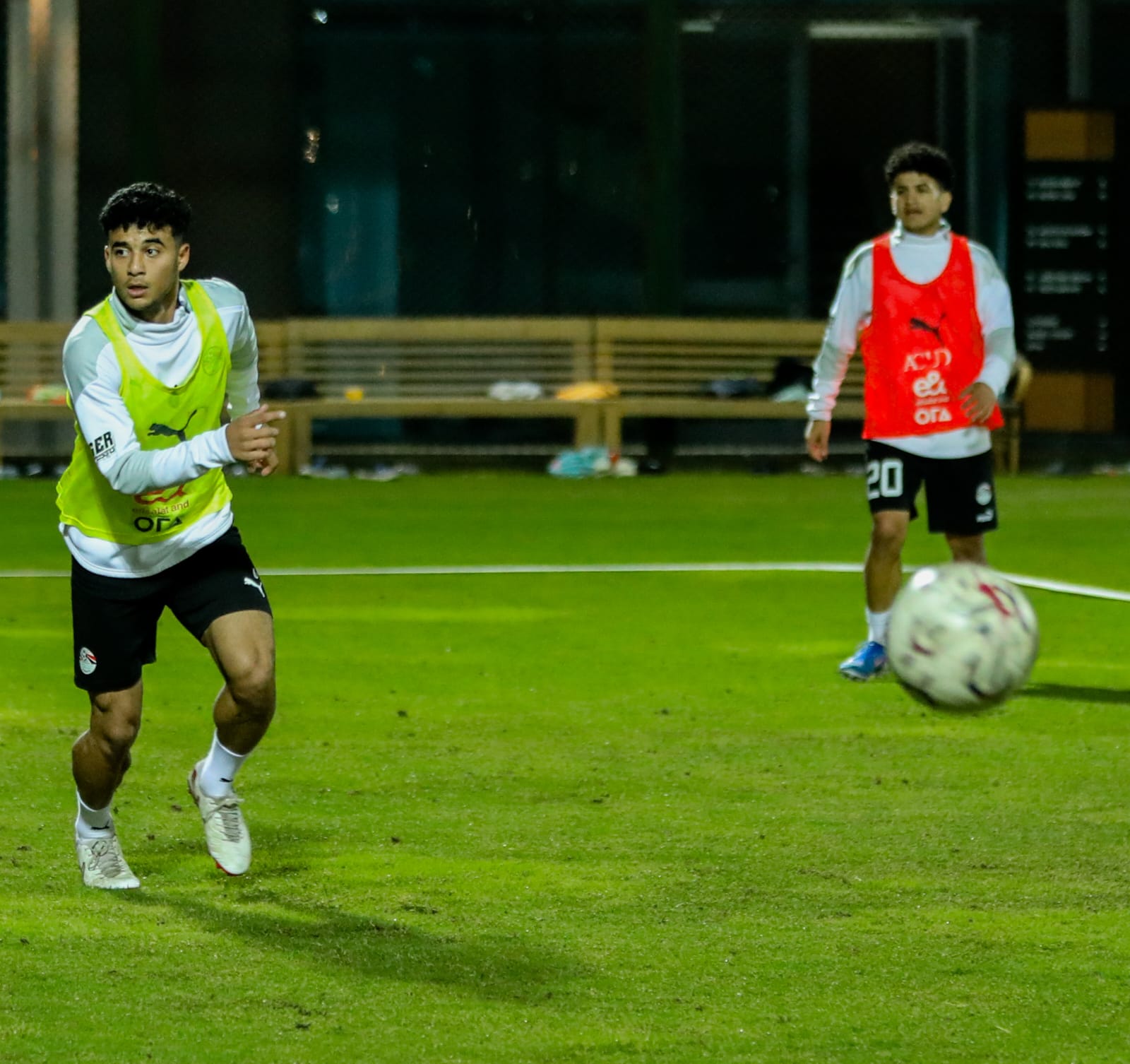 منتخب الشباب يواصل تدريباته قبل مواجهة العراق الثانية