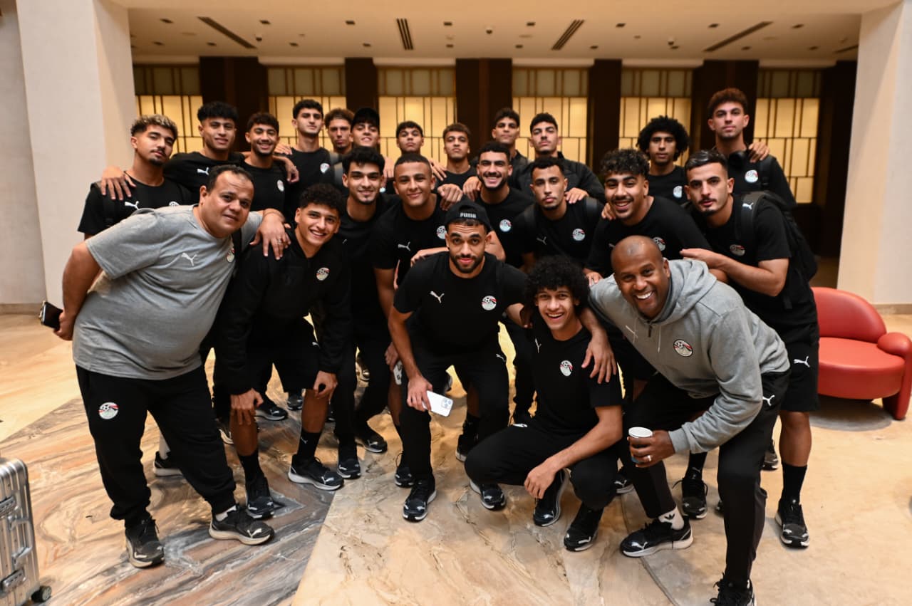 بعثة منتخب مصر تحت 20 سنة تغادر الى تشيلي