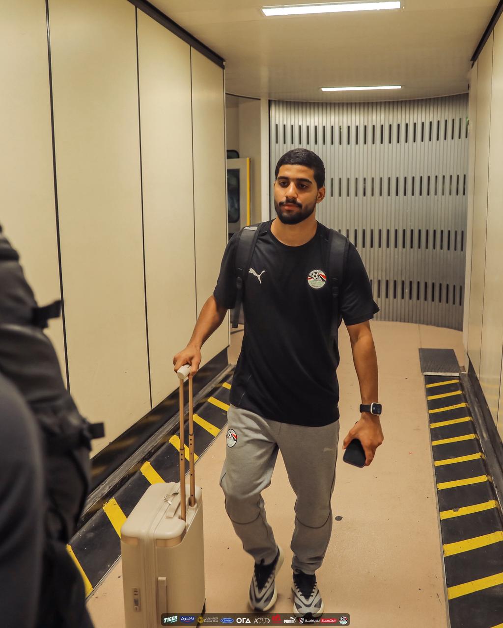 بعثة منتخب مصر تصل  المغرب لمواجهة جيبوتي في تصفيات كأس العالم 