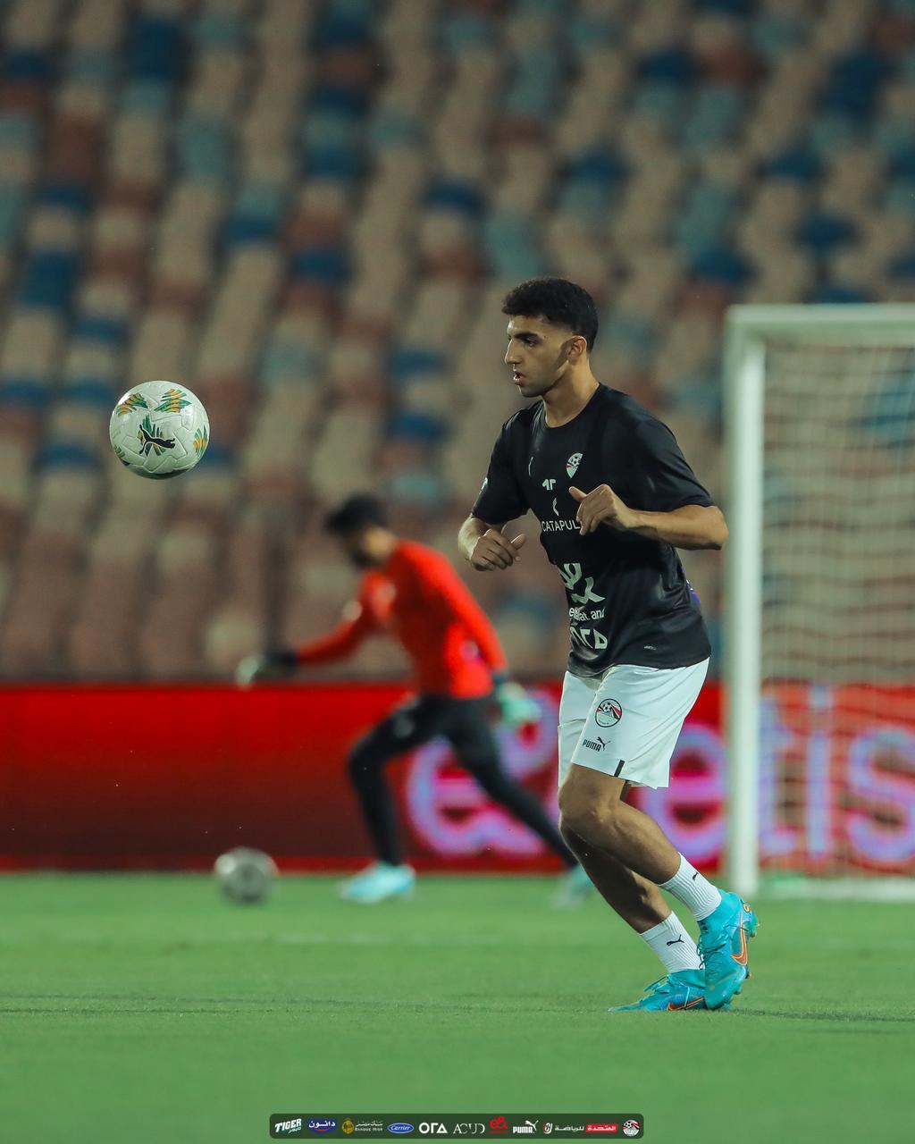 منتخب مصر يؤدي أول تدريباته على ملعب القاهرة قبل السفر للمغرب