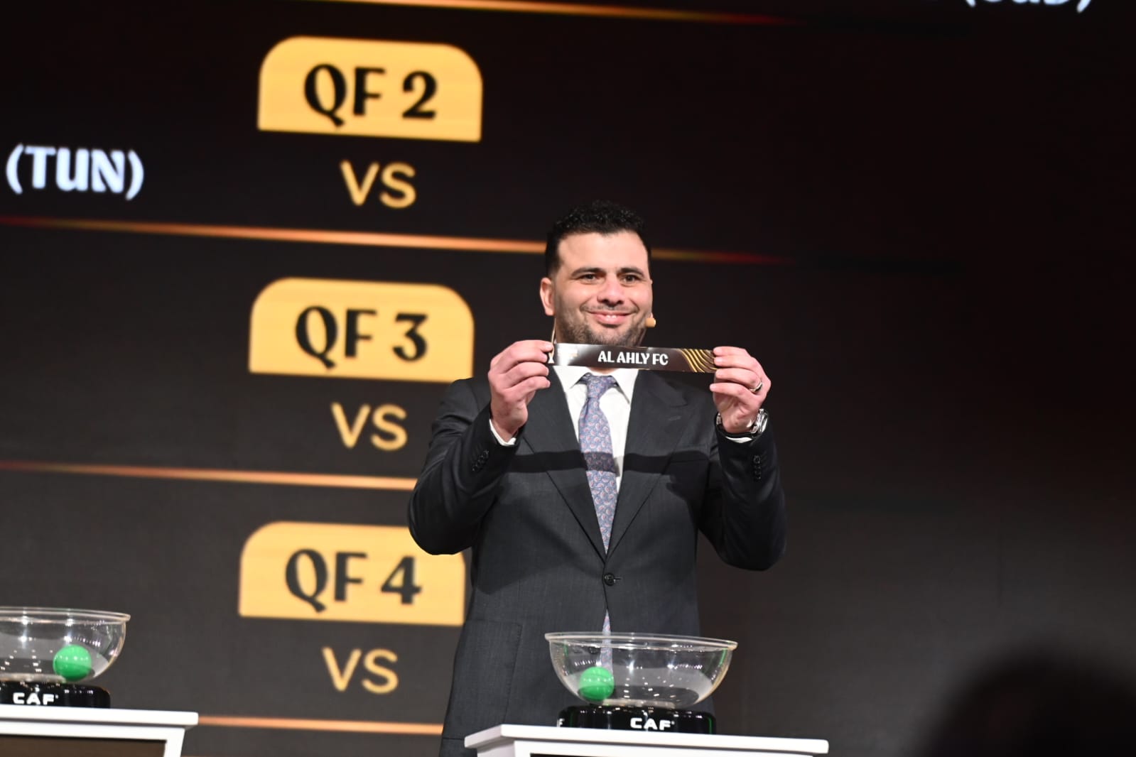 صور مراسم قرعة دوري الأبطال وكأس الكونفدرالية بمقر الاتحاد المصري