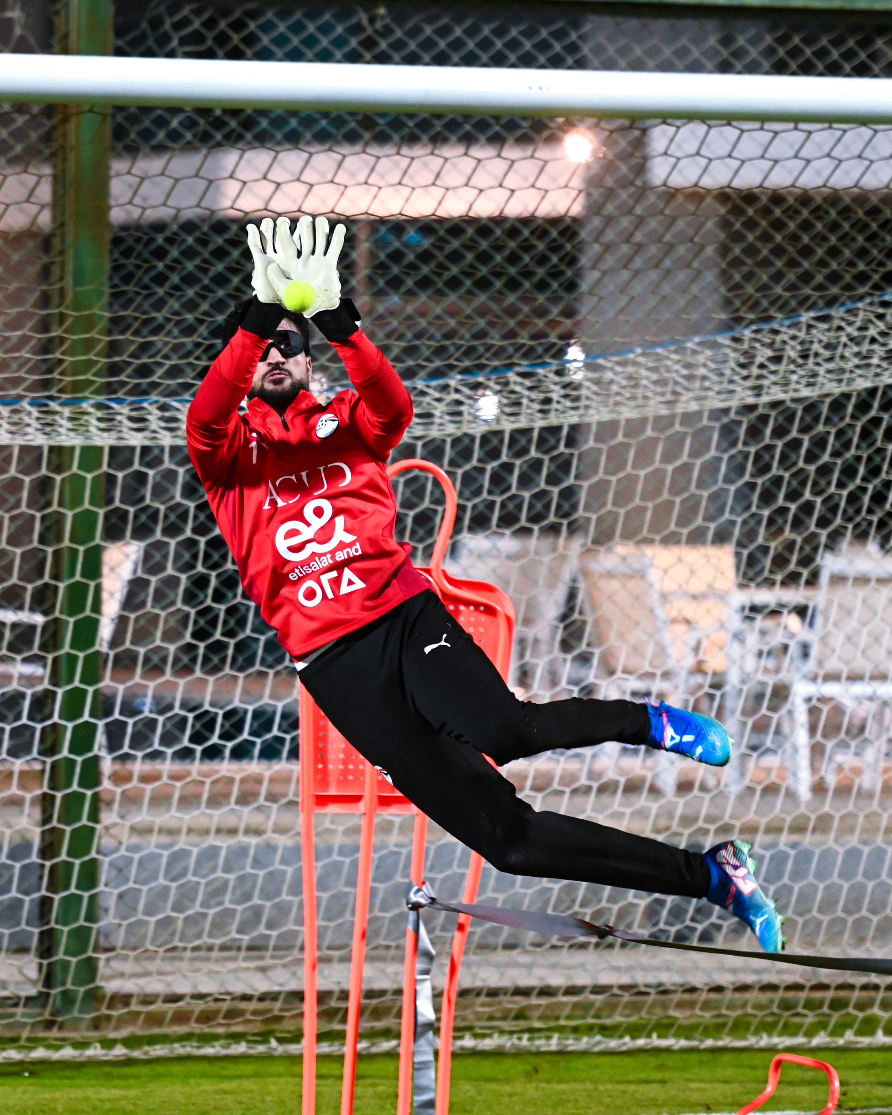 تدريبات منتخب مصر المشارك في كأس العرب قبل السفر إلى قطر