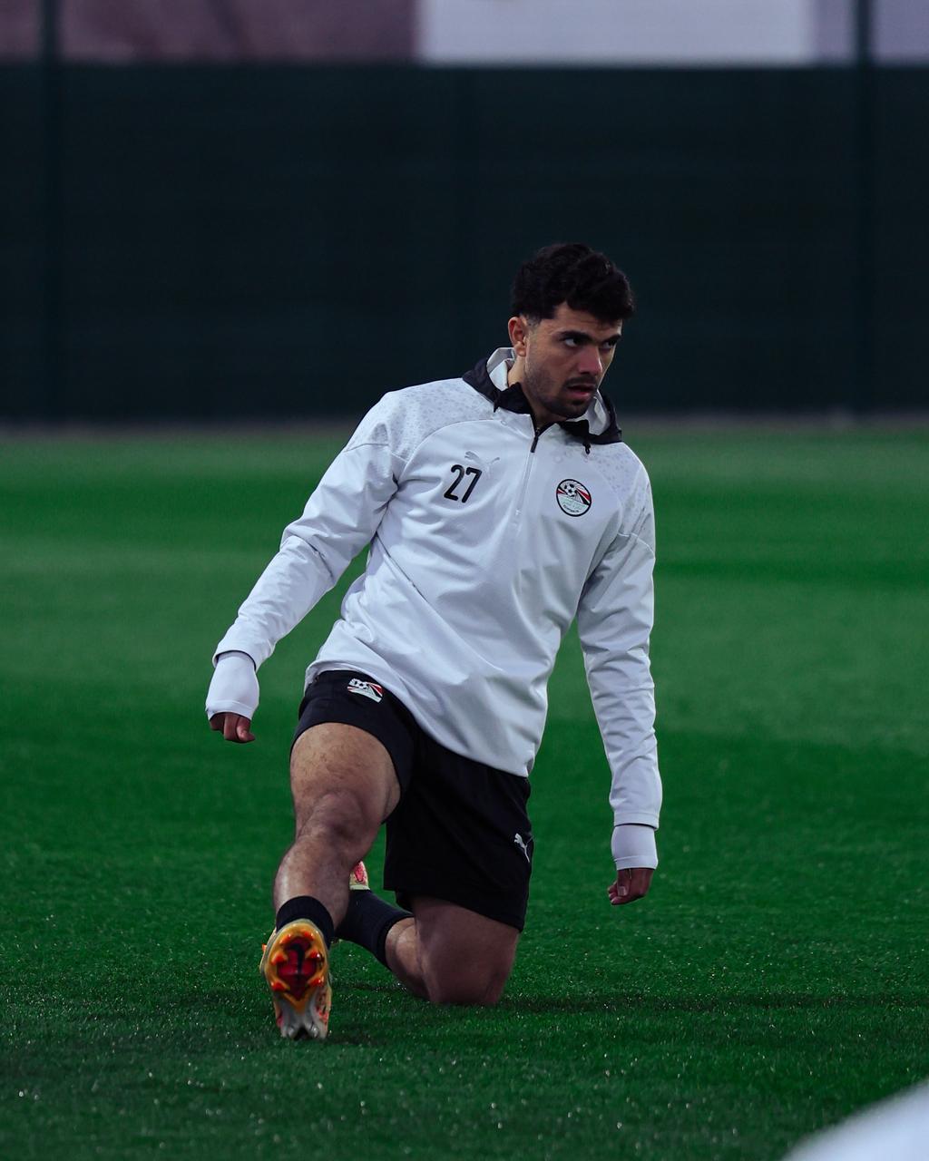 منتخب مصر يواصل تدريباته قبل مواجهة كوت ديفوار