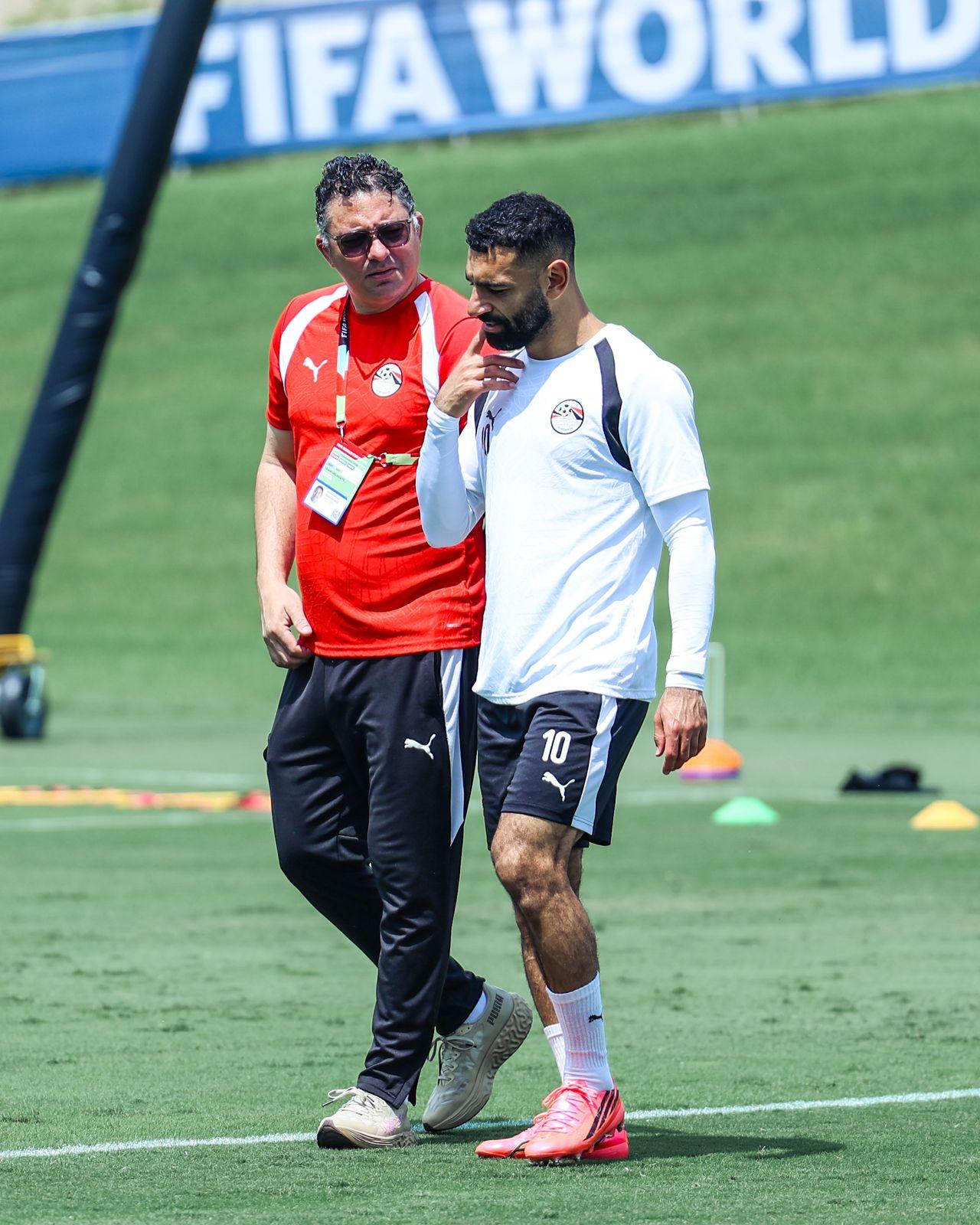 بالصور.. مران منتخب مصر في أتلانتا استعداداً لمباراة الأرجنتين 