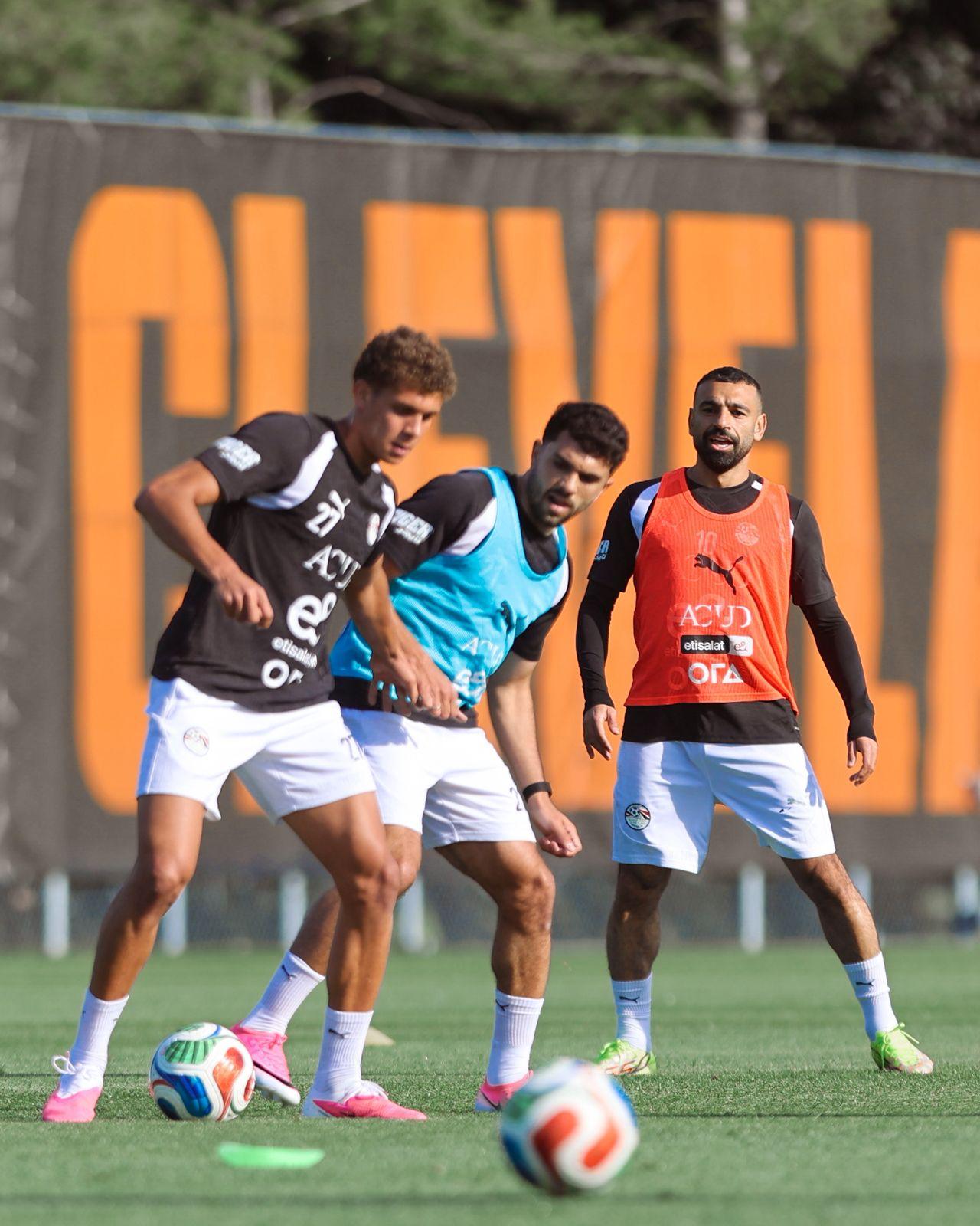 بالصور: المنتخب الوطني يخوض تدريبه الثاني في أوهايو استعداداً لودية البرازيل 