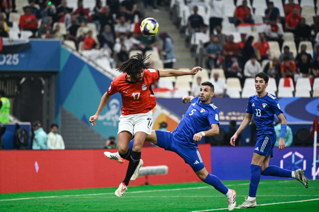منتخب مصر المشارك في كأس العرب يفتتح مشواره بالتعادل مع الكويت