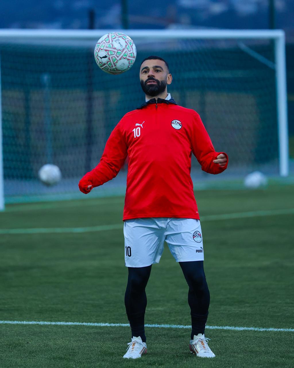 منتخب مصر يخوض آخر  تدريباته قبل مواجهة السنغال