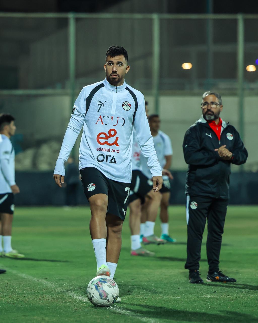 منتخب مصر يخوض ثالث  تدريباته بمركز المنتخبات الوطنية استعدادا لوديتي السعودية و إسبانيا 