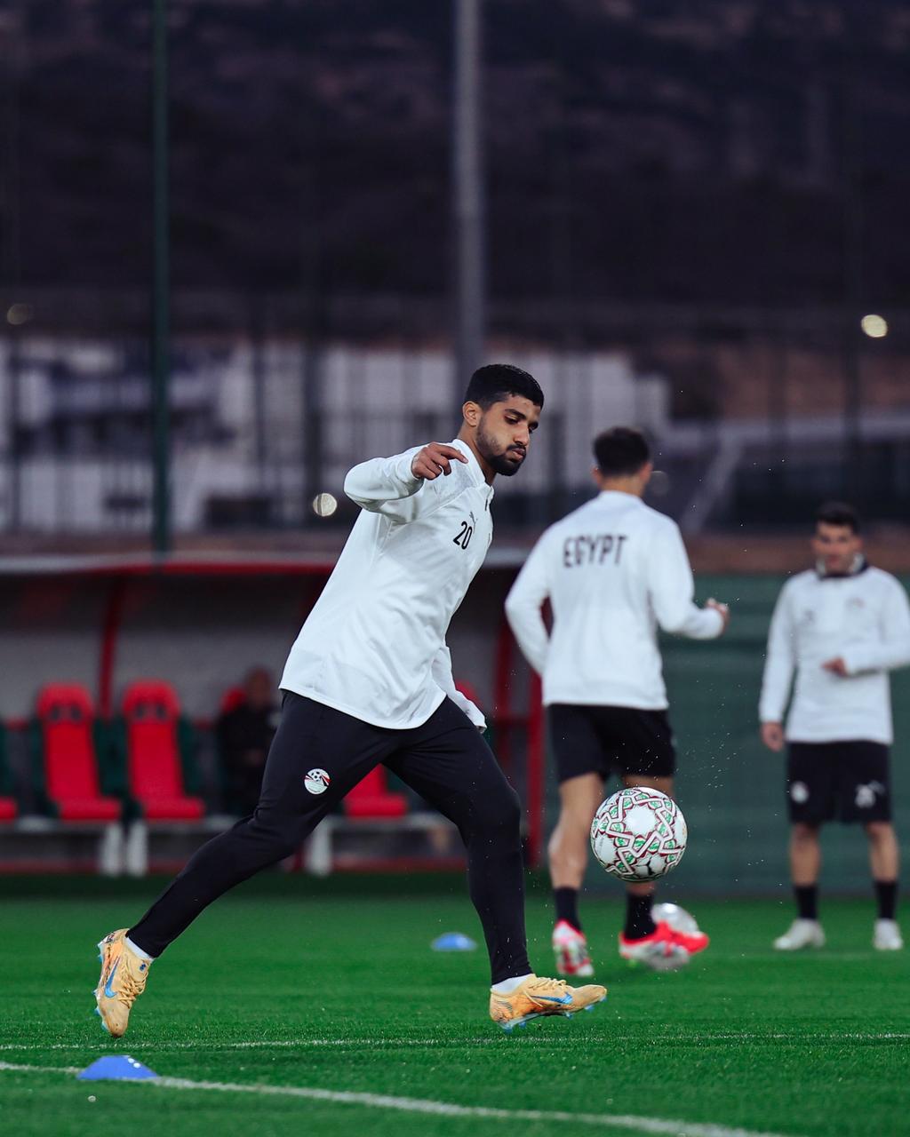 منتخب مصر يتدرب بملعب تغازوت استعداداً لمواجهة كوت ديفوار 