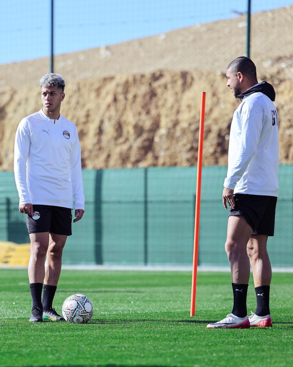 منتخب مصر يبدأ استعداداته لمواجهة جنوب أفريقيا 